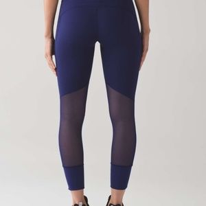 Lululemon Hit It 7/8 Leggings Blue Size 8